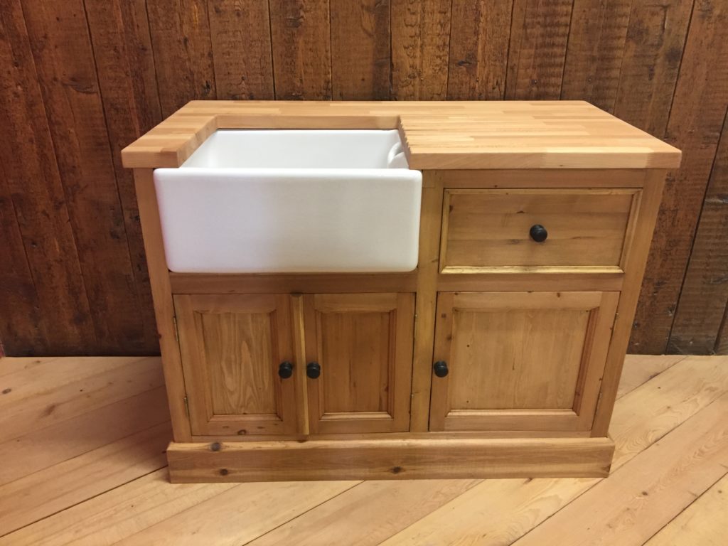 kitchen unit with belfast sink