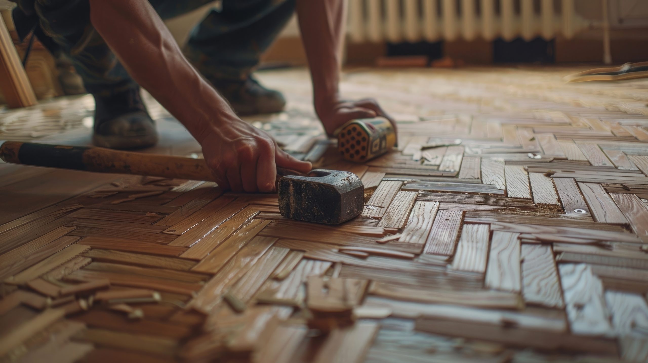 installing wood flooring